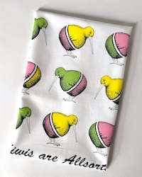 Souvenir: Tea Towel 100% Cotton - Kiwi Allsorts