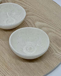 Condiment Bowls - White Glaze