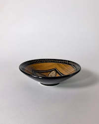 Ceramic Hand-painted Bowls - Small Brown Tapa