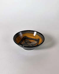 Ceramic Hand-painted Bowls - Extra Small Brown Tapa