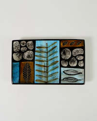 Souvenir: Ceramic - Handpainted Platter - NZ Design