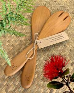 Salad Servers- Kauri