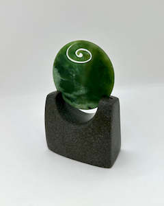 Koru Sculpture Greenstone - Pounamu