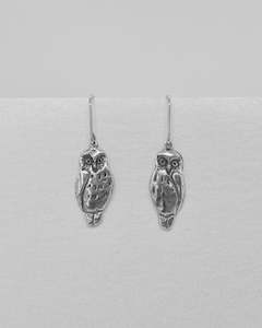 Silver Ruru (Morepork) Earrings