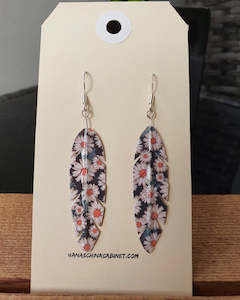 Origami Feather Earrings - Daisylicous