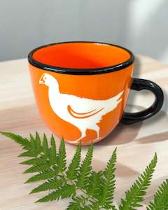 Pacific Painted Pottery Mugs - Orange