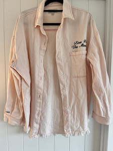 Clothing: Pink Shacket