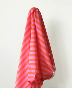 All Summer Long 100% Cotton Pink & Orange Stripe Print 148 cm wide $29 pm