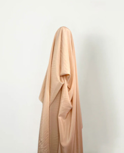 Soft Peach 100% Mulberry Silk Crepe de Chine 16 Momme $49 pm