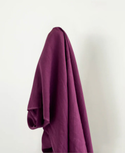 Magenta Vintage Finish, Piece Washed 100% Linen 180 gsm $49 pm