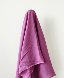 Deadstock: 100% Linen Special Vintage Plum 165 gsm $27.50 pm