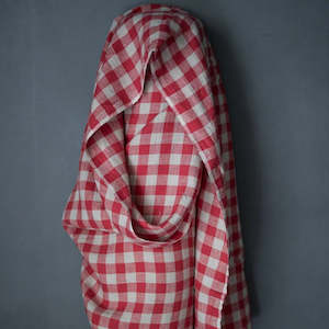 Fabrics textile: Merchant & Mills - 100% Linen Red Calamity $75 pm