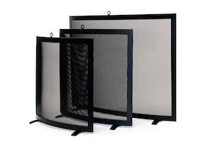 Heating equipment - household electric: Fireplace Guard - Curved Steel Screen