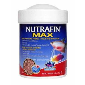 Nutrafin Max Brine & Shrimp Flakes Formula + Freeze Dried Brine Shrimp