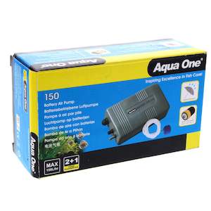 Aquarium: Aqua One Battery Air Pump 150 Splash Resistant