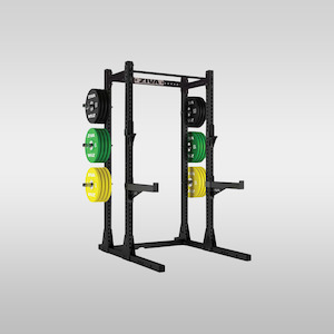 Gymnasium equipment: ZIVA XP Half Rack With Storage