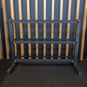 Gymnasium equipment: Hex Dumbbell Rack