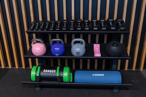 Gymnasium equipment: 3 Tier Hex Dumbbell & Functional Storage Rack