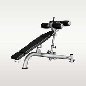 Ziva ST2 Abdominal Bench - SILVER