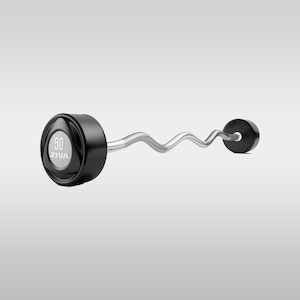 ZIVA Urethane EZ Curl Barbell