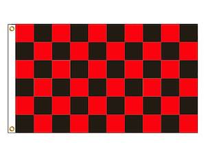 Nursery (flower, shrubs, ornamental trees): Chequered - Red & Black