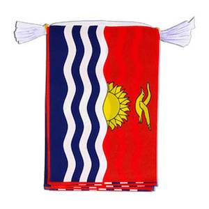 Nursery (flower, shrubs, ornamental trees): Kiribati - Flag Bunting