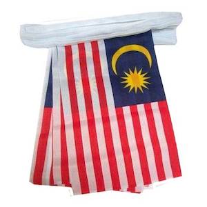 Nursery (flower, shrubs, ornamental trees): Malaysia - Flag Bunting