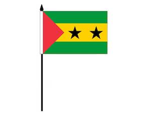 Nursery (flower, shrubs, ornamental trees): Sao Tome and Principe (Desk Flag)