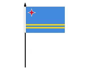 Nursery (flower, shrubs, ornamental trees): Aruba  (Desk Flag)