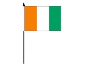 Nursery (flower, shrubs, ornamental trees): Ivory Coast (Côte d'Ivoire) (Desk Flag)