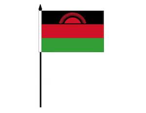 Nursery (flower, shrubs, ornamental trees): Malawi (Desk Flag)