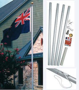 Nursery (flower, shrubs, ornamental trees): 20Ft Aluminium Flagpole Kit