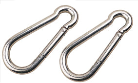 Nursery (flower, shrubs, ornamental trees): Snap Hooks - Clips - Aluminium  (Pair)