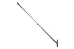 8Ft Wall Mounted Aluminium Flagpole