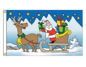 Nursery (flower, shrubs, ornamental trees): Christmas - Santa Sleigh