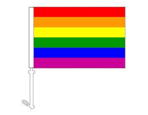 Nursery (flower, shrubs, ornamental trees): Rainbow - Car Flag