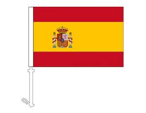 Nursery (flower, shrubs, ornamental trees): Spain - Car Flag