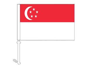 Singapore - Car Flag