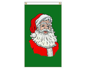 Nursery (flower, shrubs, ornamental trees): Christmas - Santa Banner  -  VERTICAL BANNER