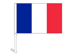 Nursery (flower, shrubs, ornamental trees): France - Car Flag