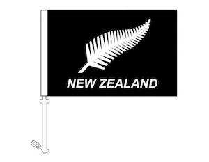 Nursery (flower, shrubs, ornamental trees): Silver Fern - Car Flag