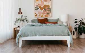 Bed: Raglan Bed Frame - White