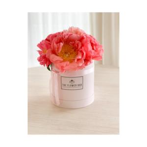 Blush Peony hat box