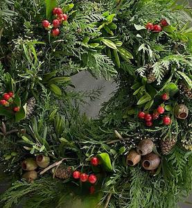 Make a Fresh Foliage Christmas Wreath ~ Workshop ~ Thursday 19 December