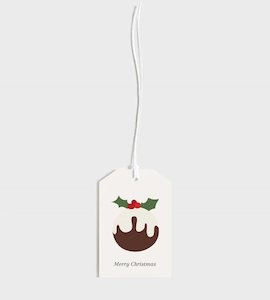 Father Rabbit Christmas Gift Tag