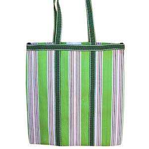 Parisian Cool - Recycled Plastic Tote Bag, Green