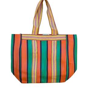 Parisian Cool - Beach Bag, Orange Recycled Plastic