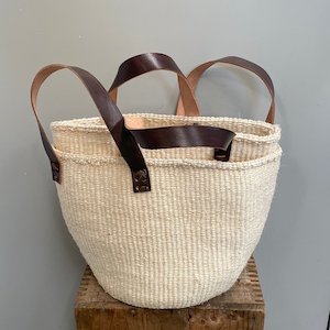 Woven Basket by Fog Linen