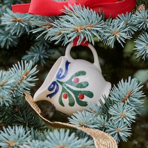 Emma Bridgewater - Tiny Jug Hanging Decoration, Mistletoe