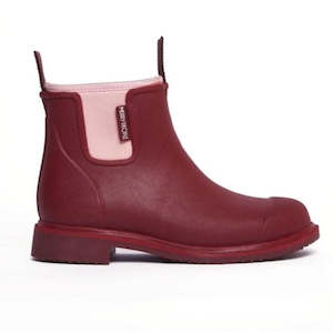 Merry People Bobbi Boot - Beetroot & Light Pink